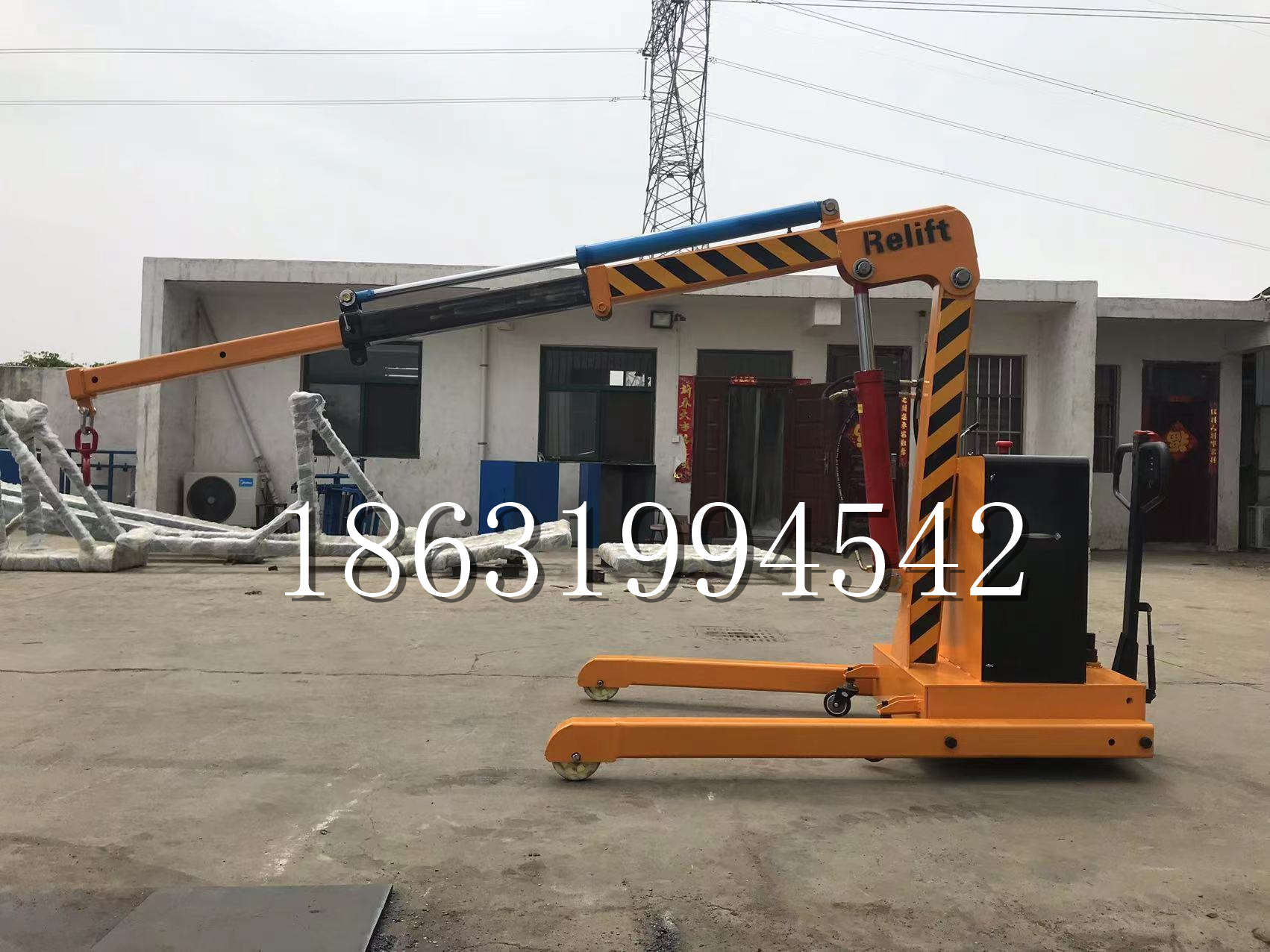 宏伟区久征定做3吨三轮随车吊 农用园林绿化移树吊 平板工程用小吊机